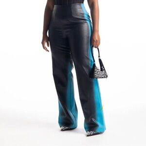 Hanifa Zayn Faux Leather Pants